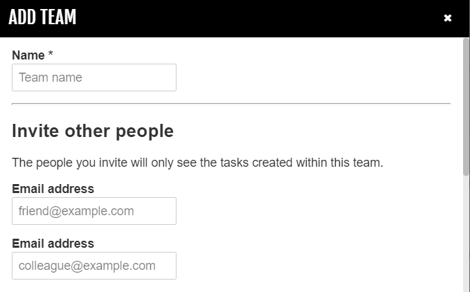 Create Multiple Teams Create Multiple Teams